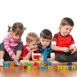 Young Children Playing with Blocks at Daycare | Goffstown, NH | Educare Daycare & Learning Center