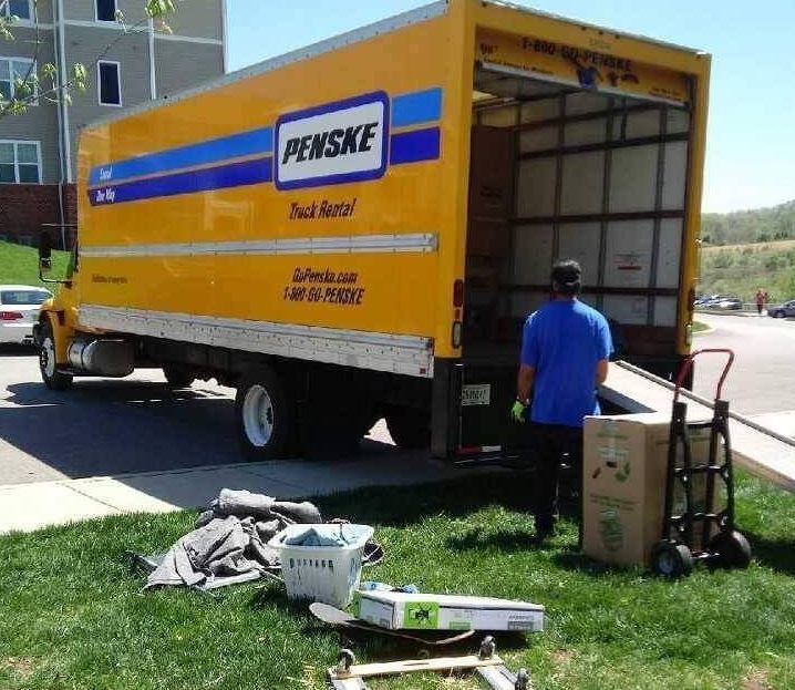 an open truck of Move Time Movers