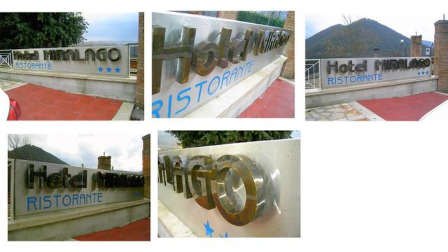 esempi insegna scatolata