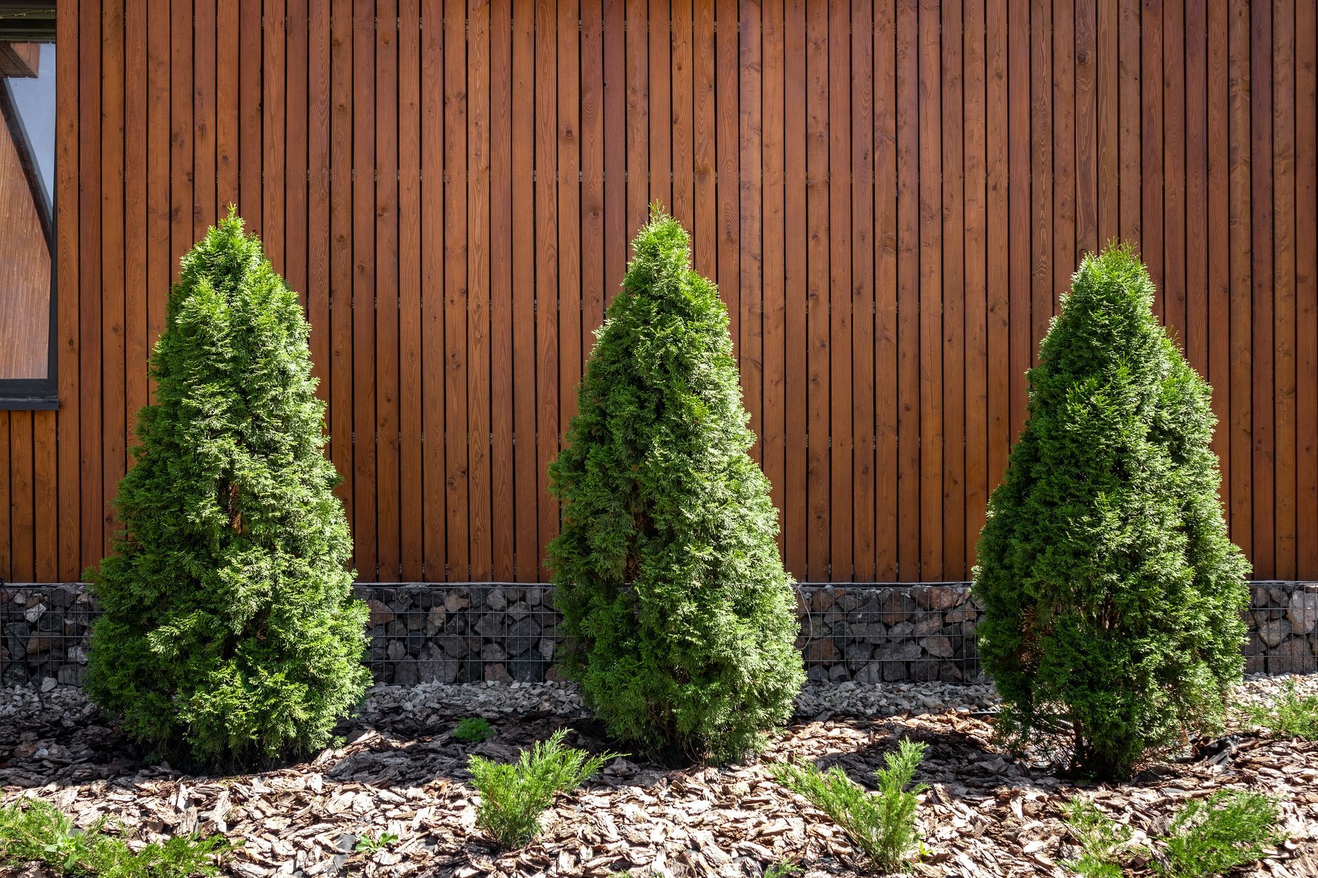 A landscape installation in Huntsville, TX by All Star Lawn and Landscape