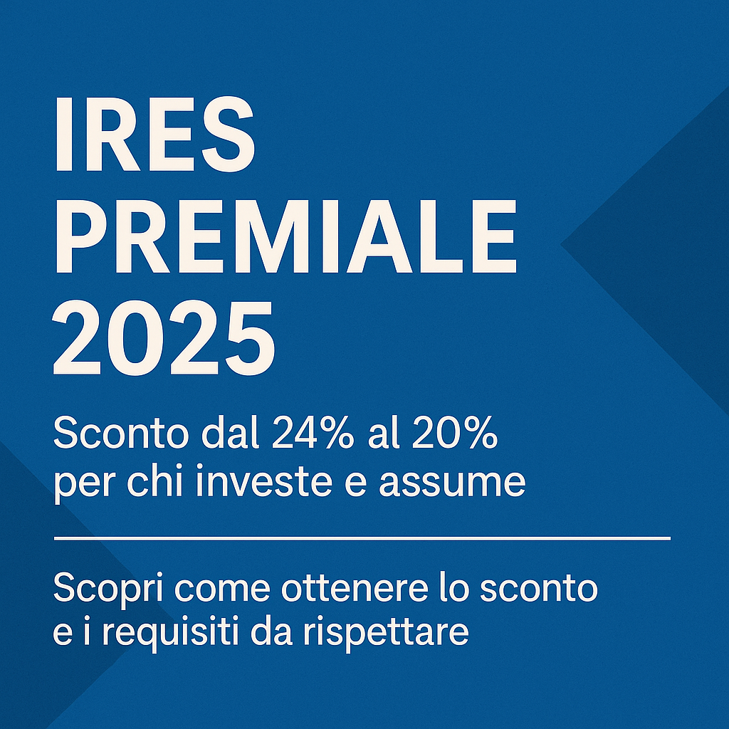 IRES premiale 2025
