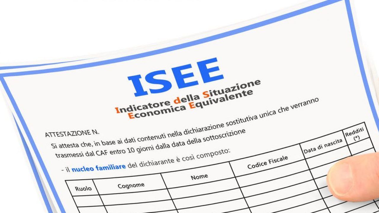 Immagine che illustra un modulo ISEE