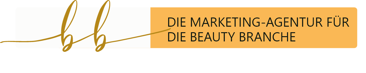 A logo for die marketing agentur fur die beauty branche
