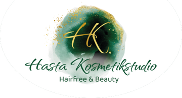 Ein Logo für einen Friseursalon namens Hasta Kosmetikstudio