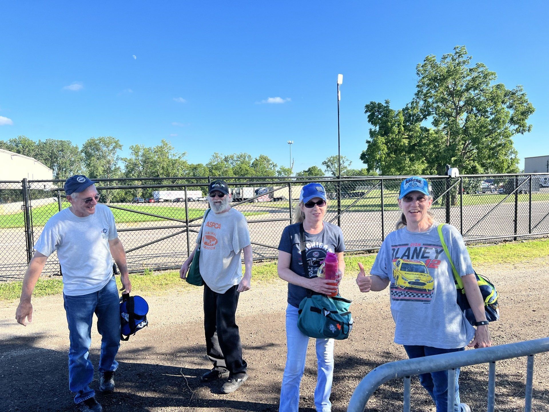 A woman wearing a shirt that says zane on it