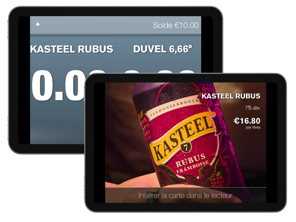 Ecran mur de bière