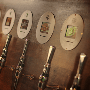 Self-serve beer wall