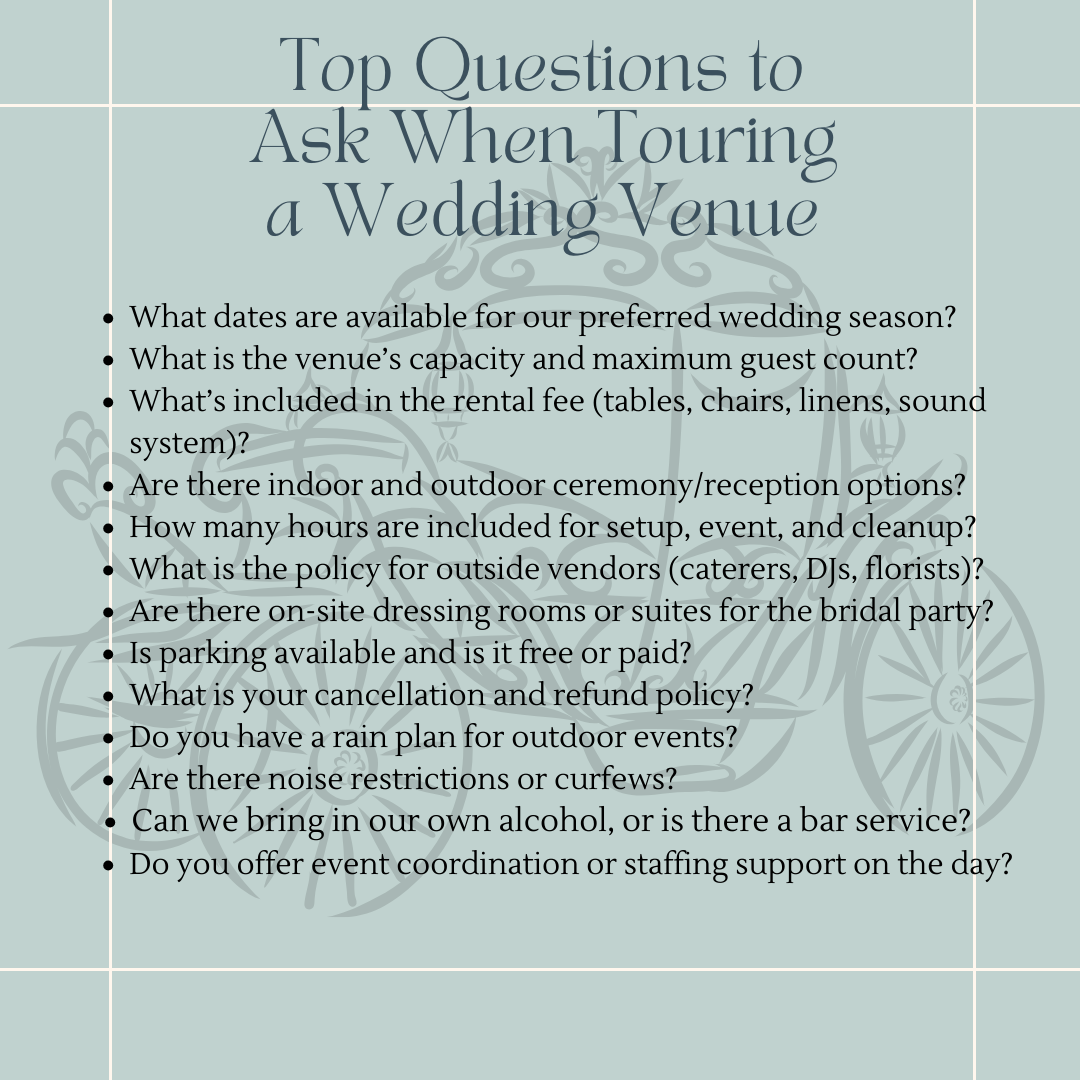 A white horse drawn carriage is parked in front of a wooden building.