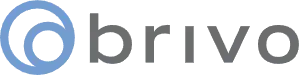 Brivo logo with a blue swirl design and the company name in gray text.