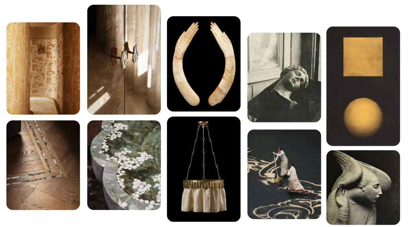 Illesha Design moodboard inspirations pinterest soul art consultancy dubai interior design dubai