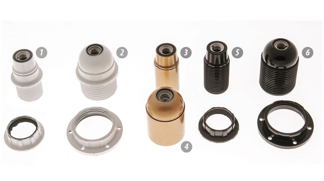 Portalampada con accessori