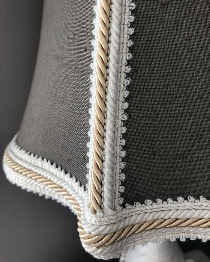 Paralume in stoffa in stile classico