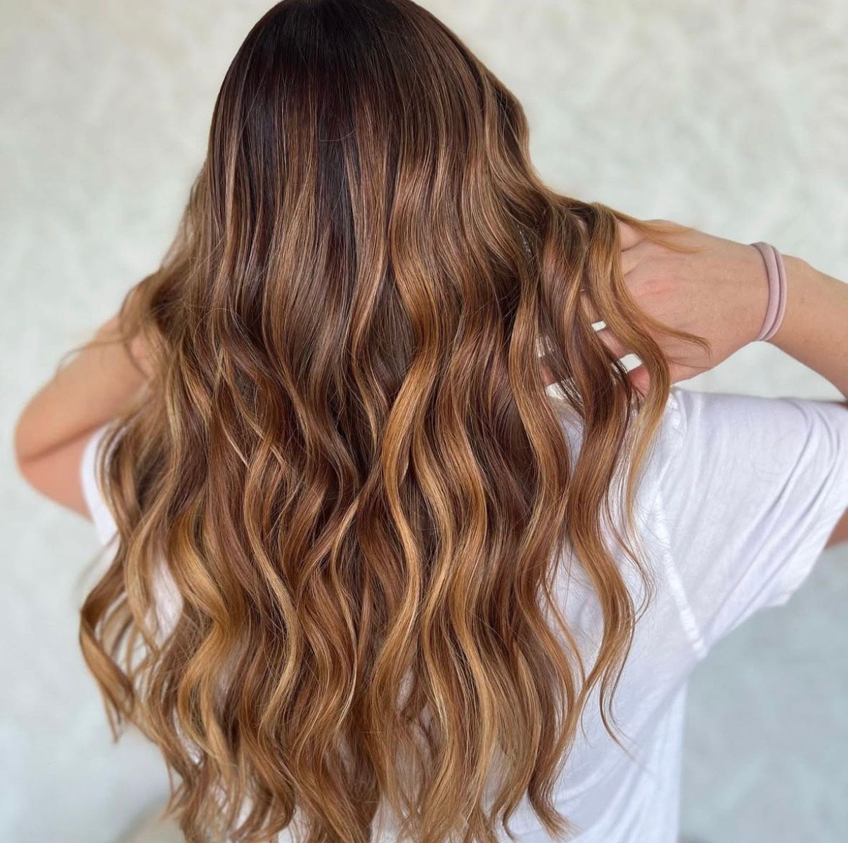 balayage, customized hair color, highlights, warm balayage, fall hair 