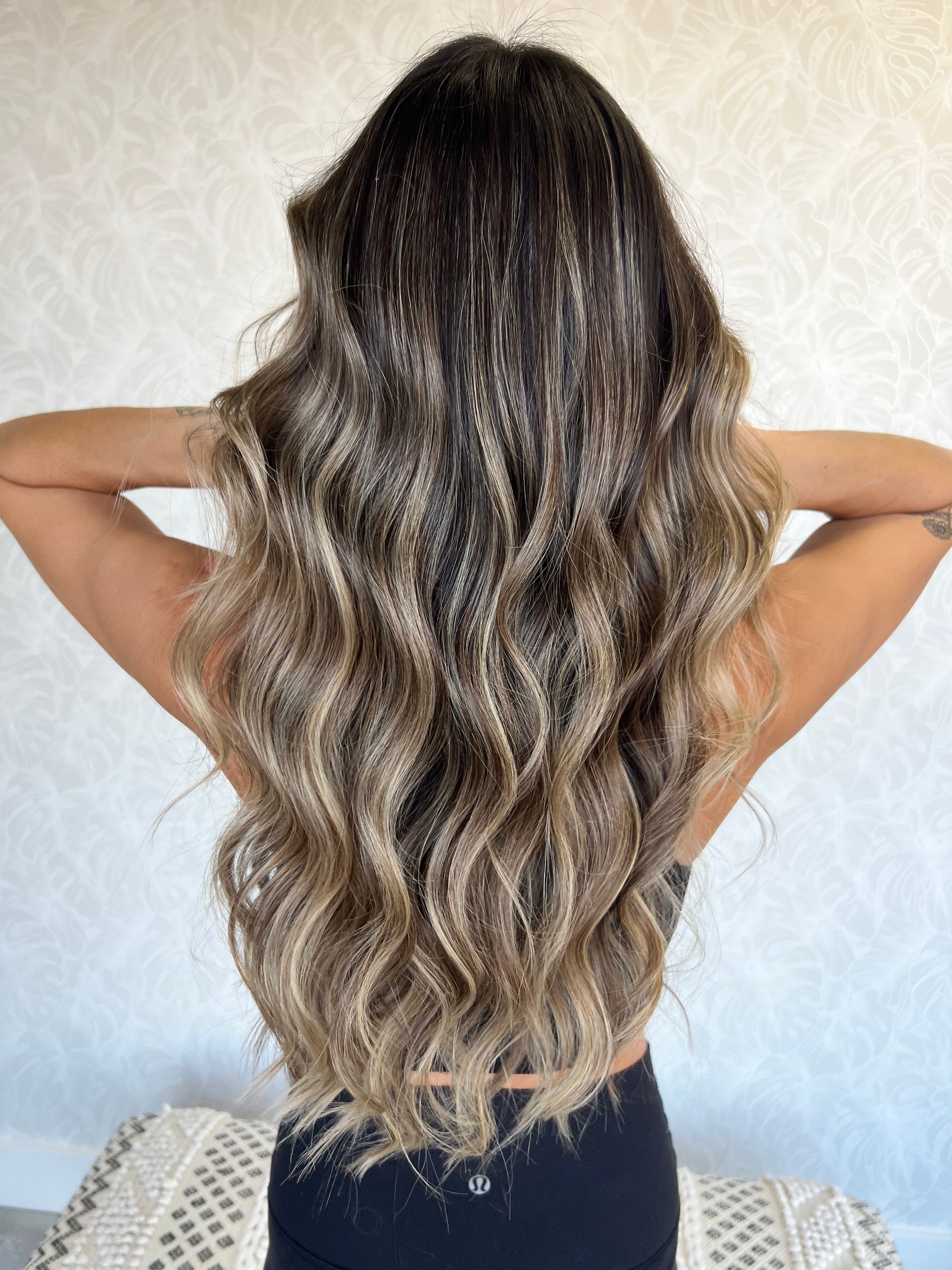 balayage, customized hair color, highlights 