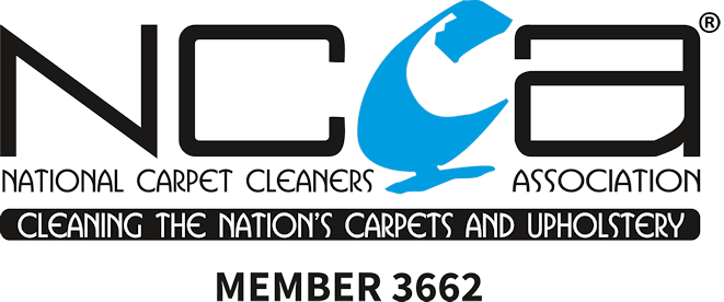 The logo for the national carpet cleaners association cleaning the nation 's carpets and upholstery