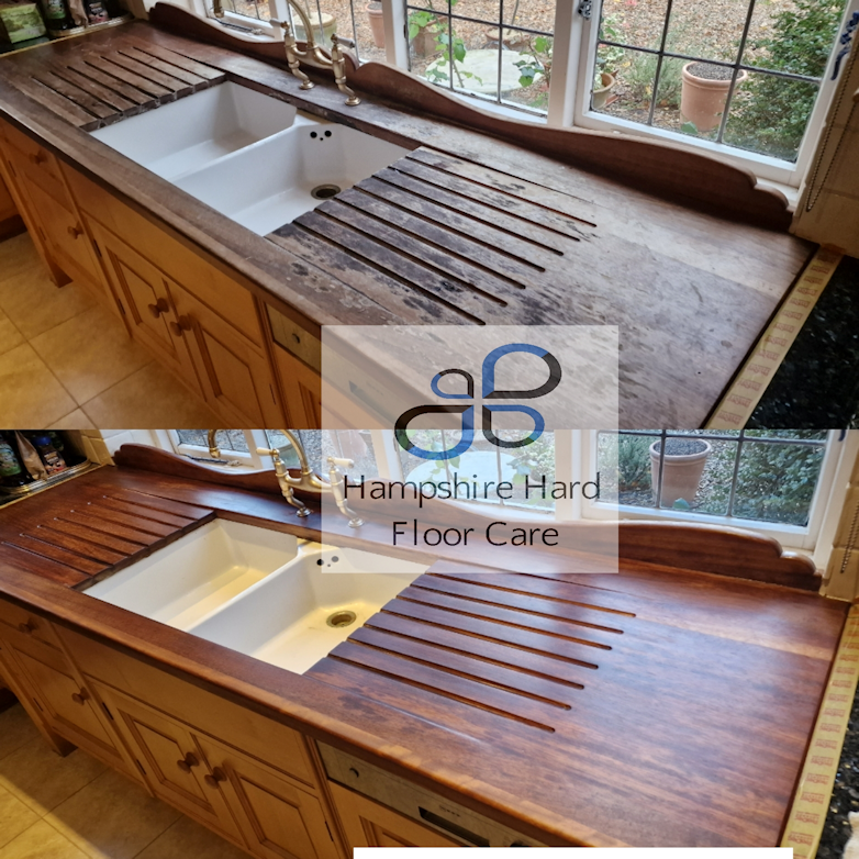Wood Worktop Restoration Hampshire