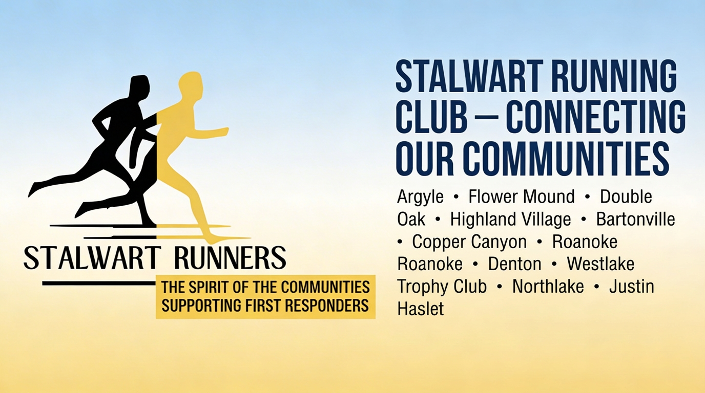 People running/walking on a path; Stalwart Runners Club, Argyle.