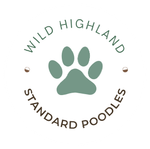 Wild Highland Standard Poodles logo