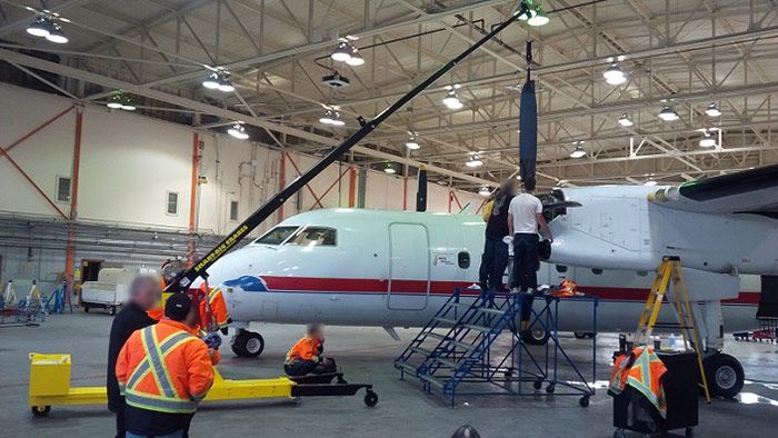 Aircraft Helicopter Maintence Crane00