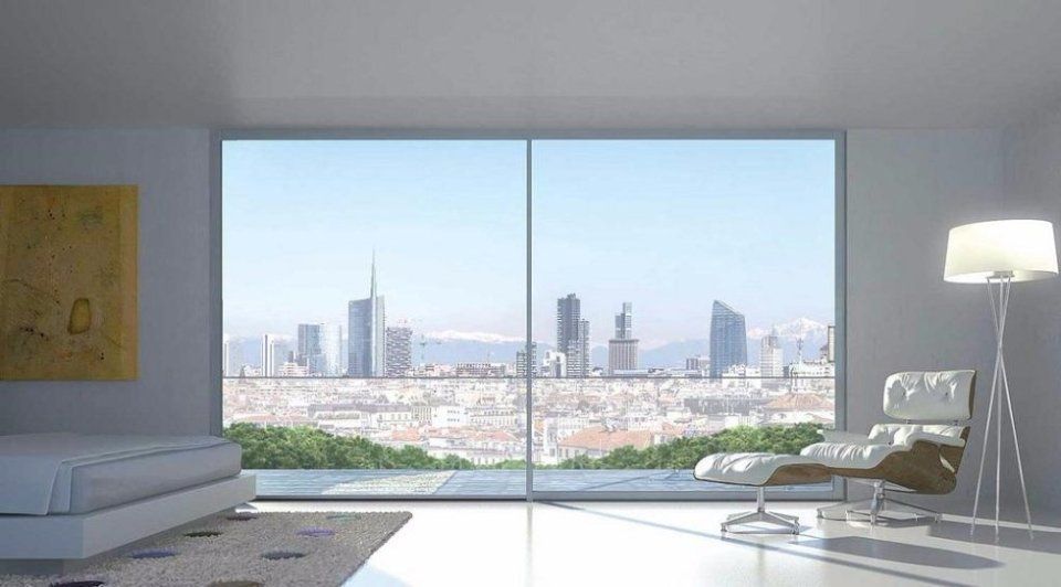 vista da porta finestra