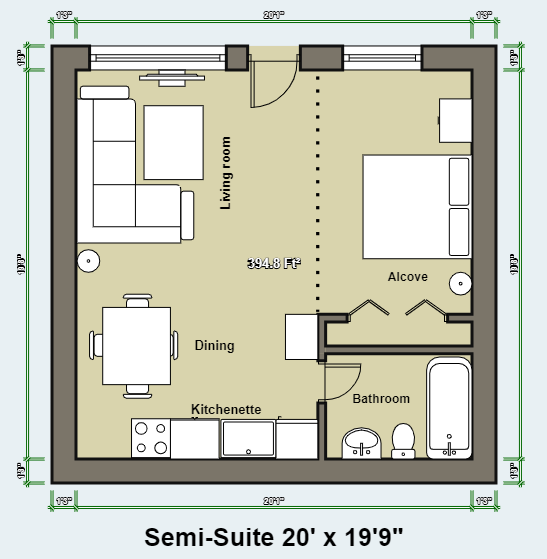 Semi Suite — Wooster, OH — College Hills Retirement Village