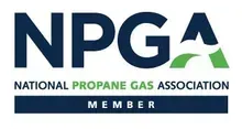 The logo for the national propane gas association member.