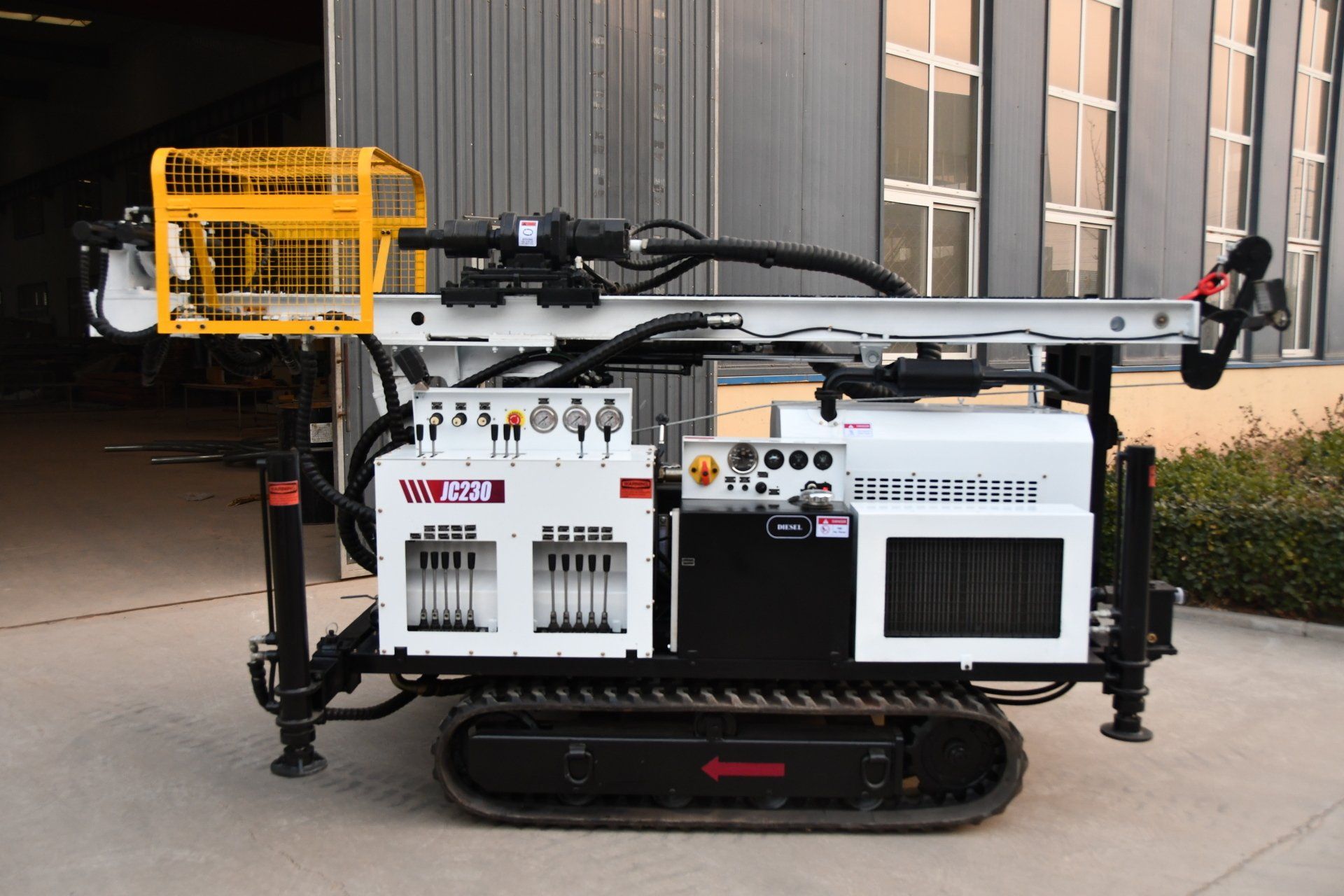 A White and Black Machine Is Parked in Front of A Building — Cable & Pipe Locations in Port Macquarie, NSW