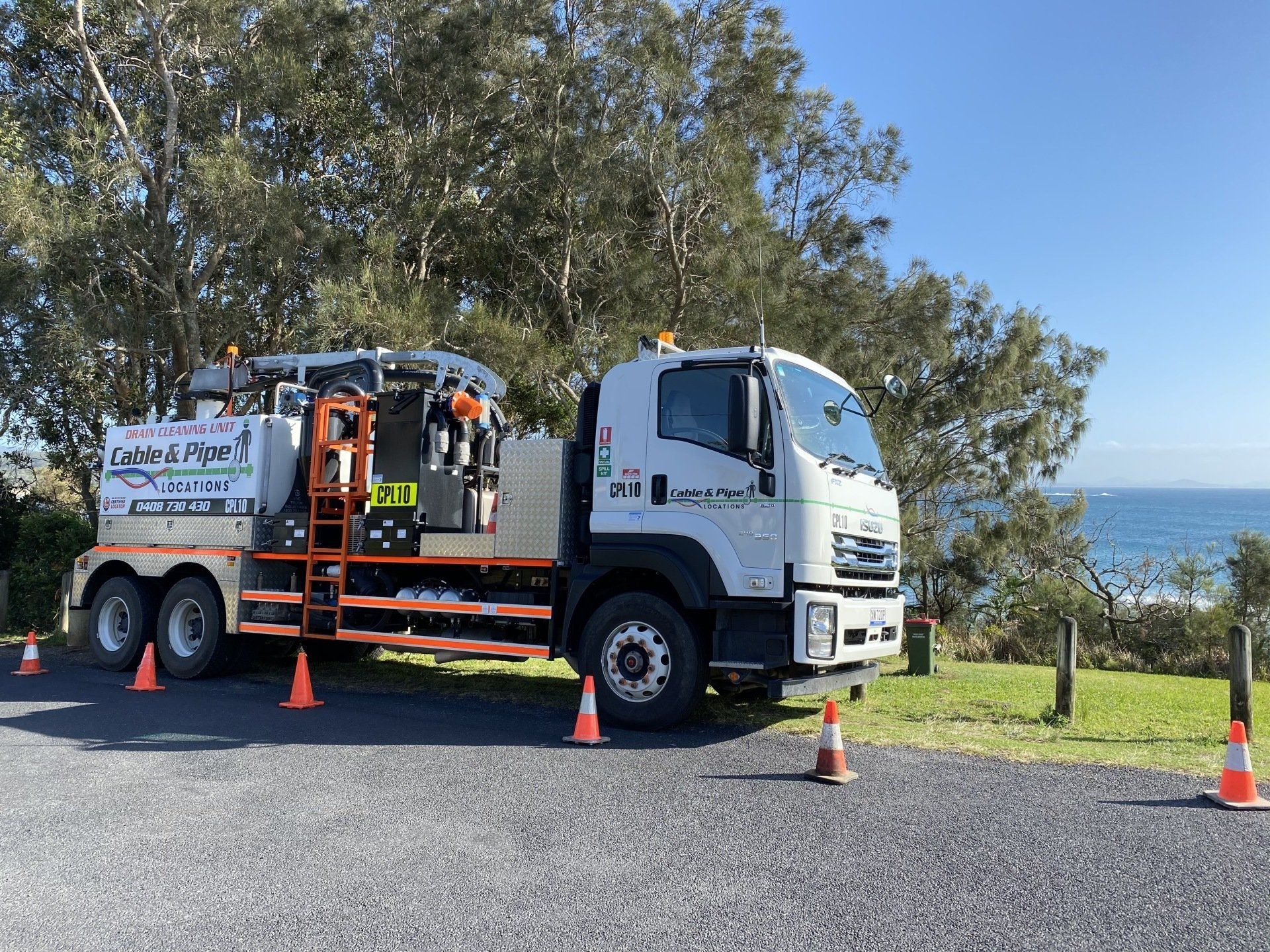 Jetter Truck — Cable & Pipe Locations in Grafton, NSW