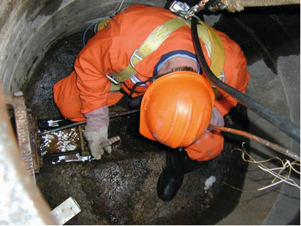 Man Inside Sewer Drain — Cable & Pipe Locations in Kempsey, NSW