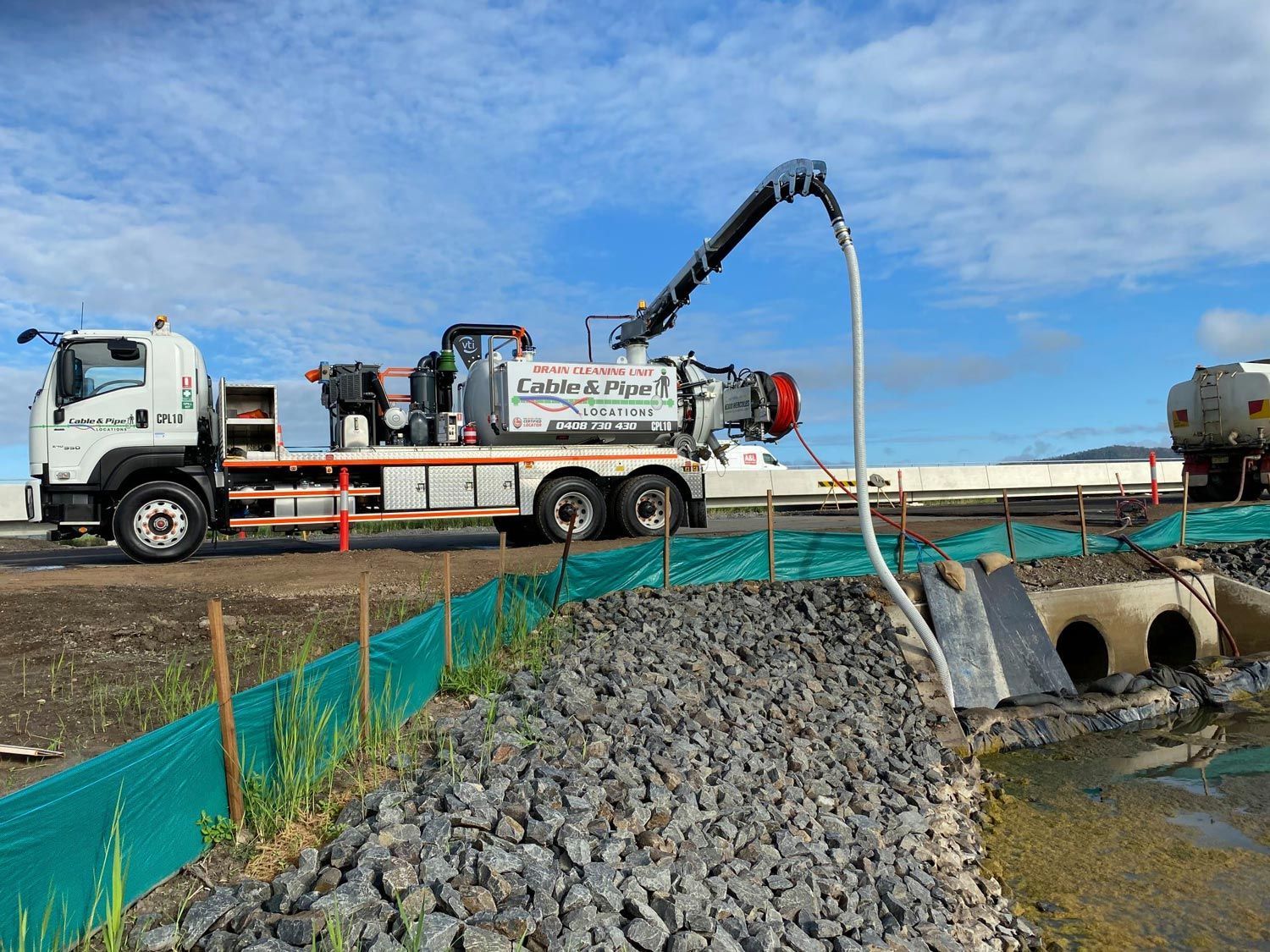 Vacuum Truck In Action