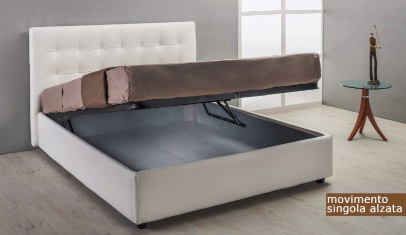 letto contenitore singola alzata