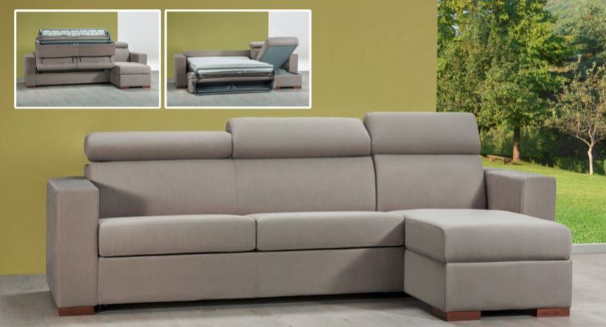 divanoletto con chaise longue