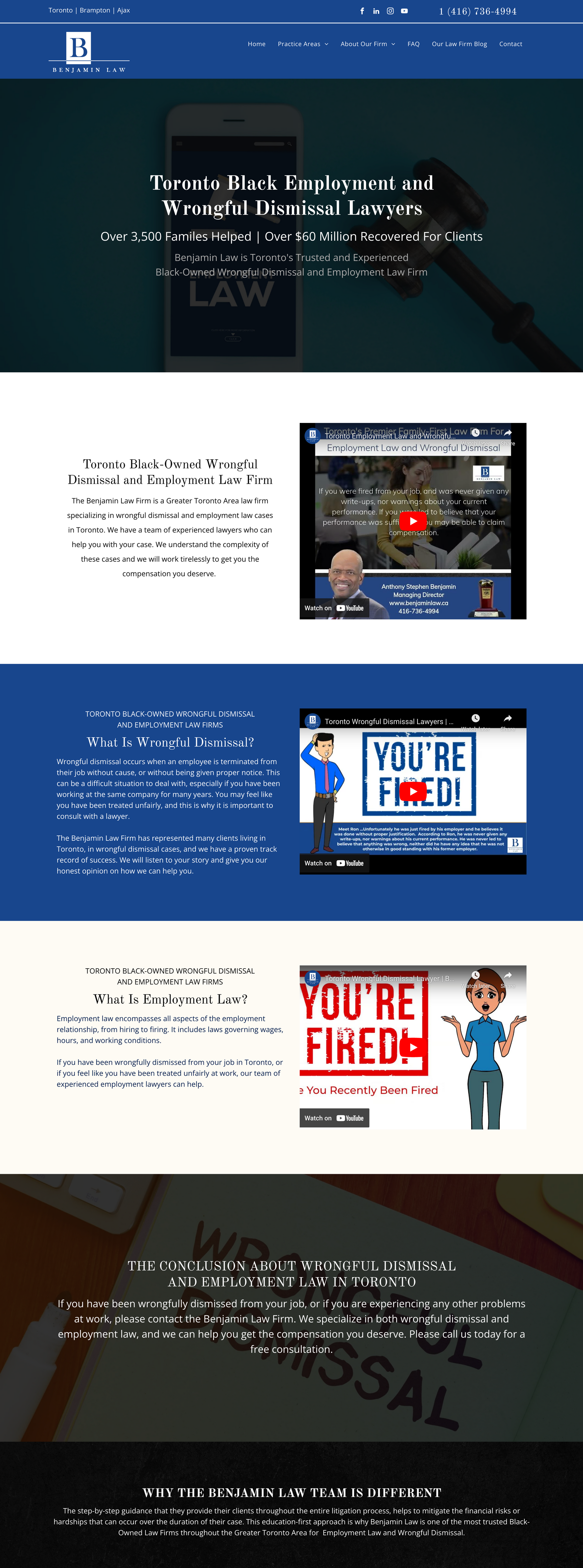 A screenshot of a website that says you 're fired.