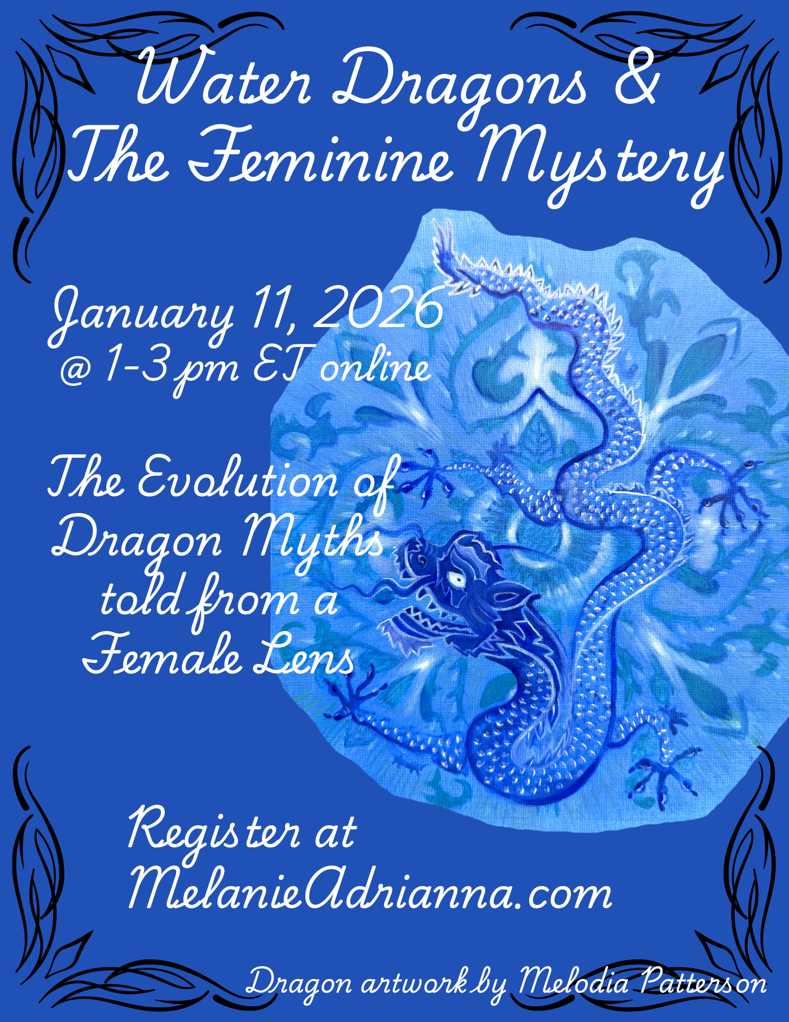 Water Dragons workshop flyer