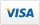 Visa logo with blue