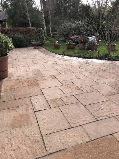 Patio cleaned & HD sealed in Bournemouth, Dorset by All Surface Care