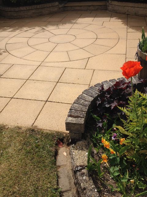 Patio cleaned & HD sealed in Poole Dorset by All Surface Care