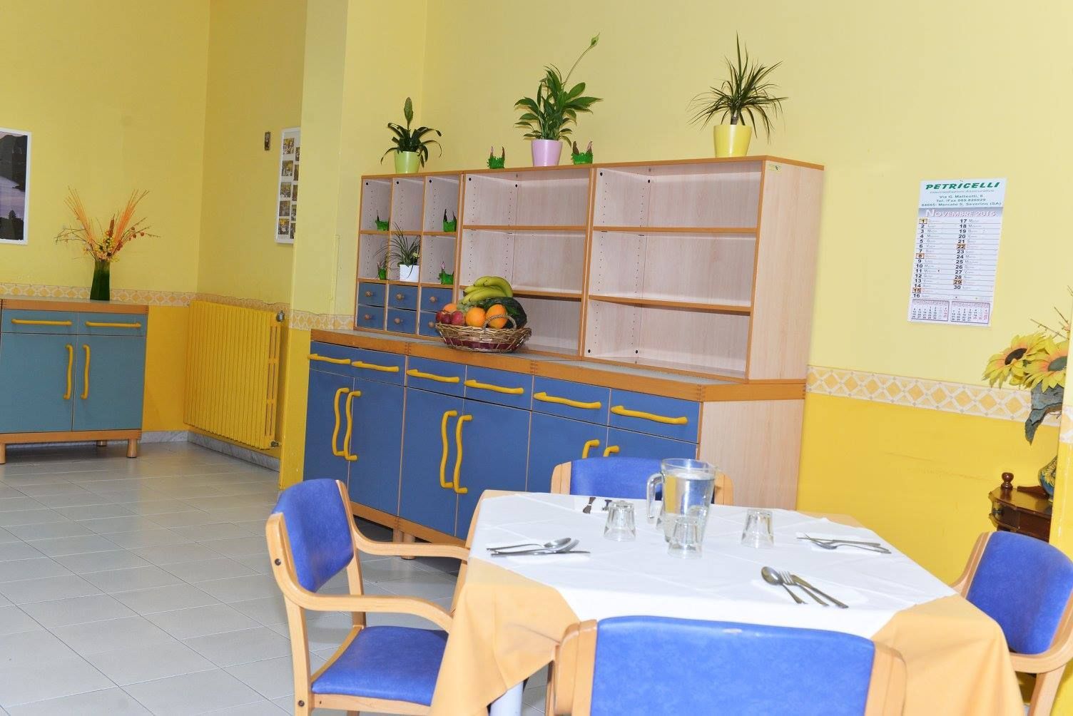 Sala comune per il pranzo