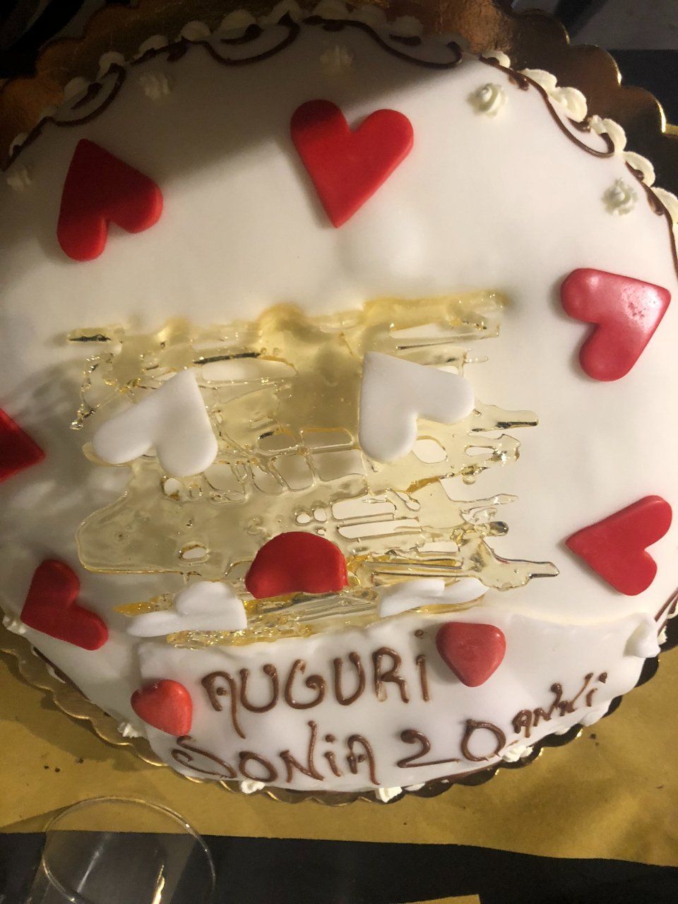 Torta di compleanno alla crema