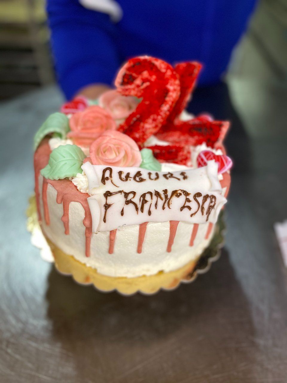 Torta di compleanno con numero