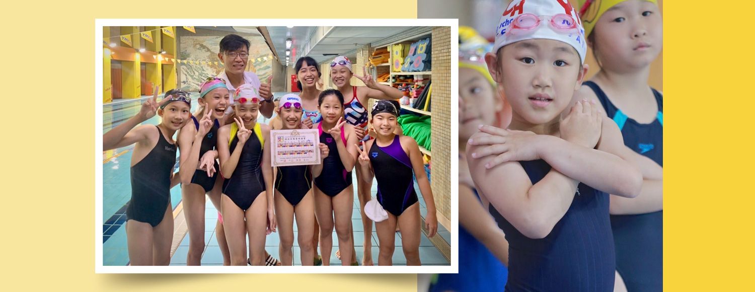 圖為永吉會館學員-吳瞳恩，升級台北YMCA十級游泳檢定