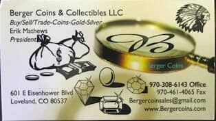 Sell or Trade — Loveland, CO — Berger Coins
