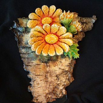 mixed media painting