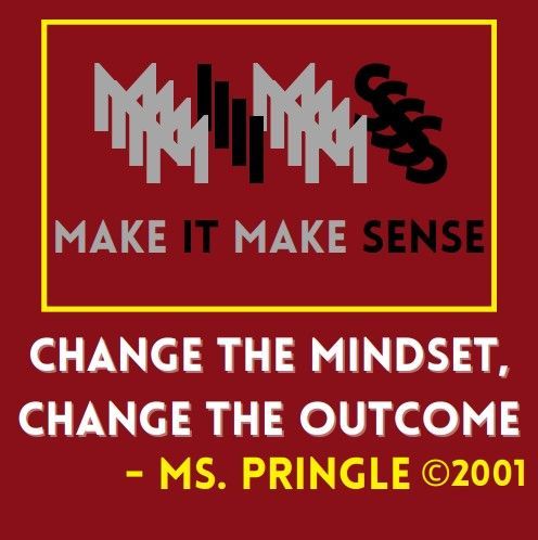 Red graphic with text 