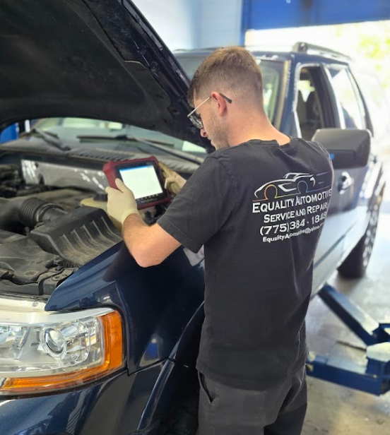 Mechanic Working on a car | Equality Automotive