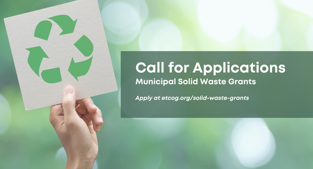 Call for Applications for Solid Waste Minimization Projects