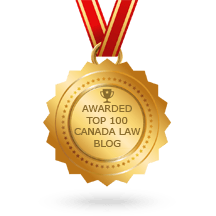 top 100 canada law blog award