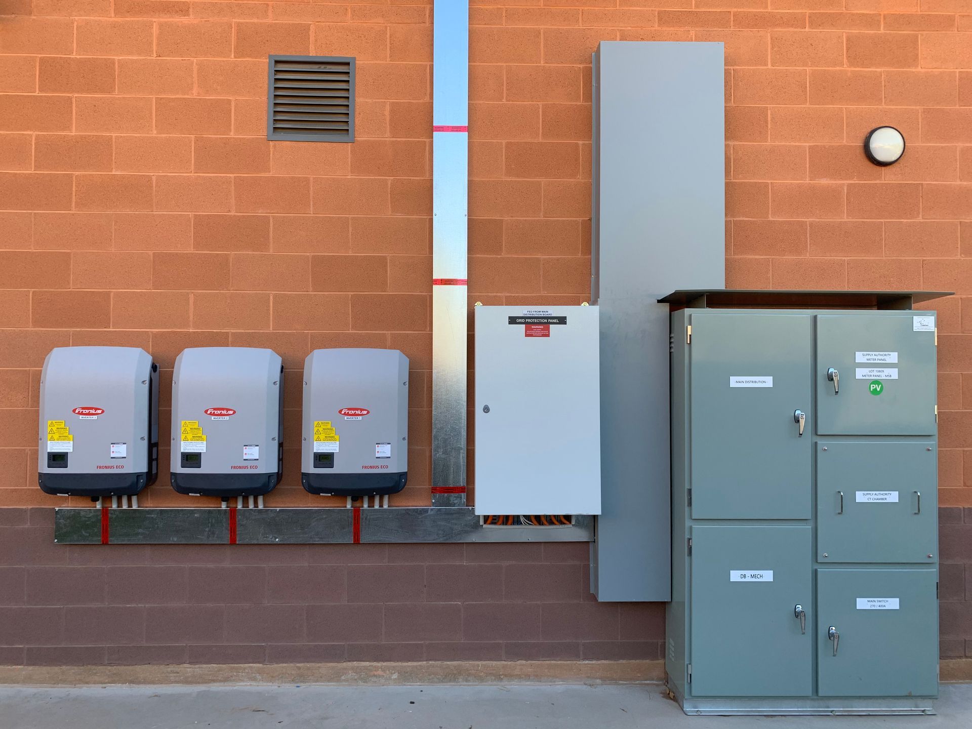 A Row of Solar Panels — Eco Sparks Solar & Electrical Contractors in Berrimah, NT