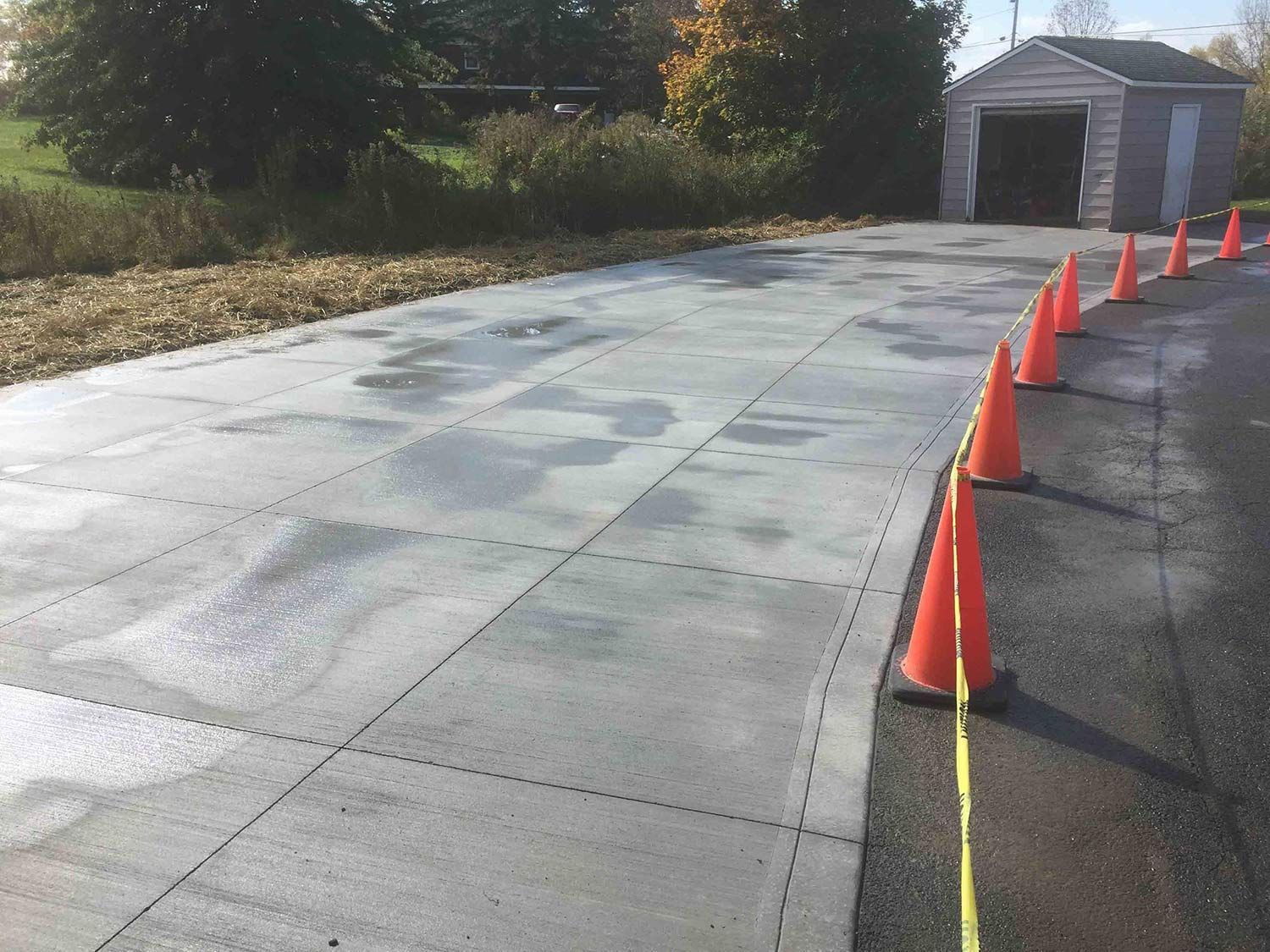 Elegant Concrete Driveway — Clinton, NY — CNY Custom Concrete & Masonry