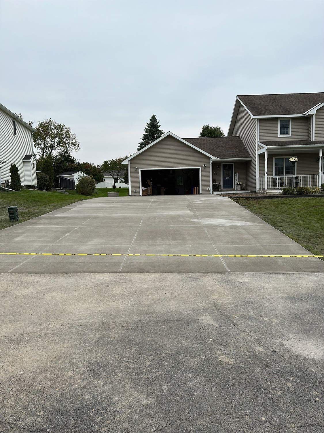 House and Driveway — Clinton, NY — CNY Custom Concrete & Masonry